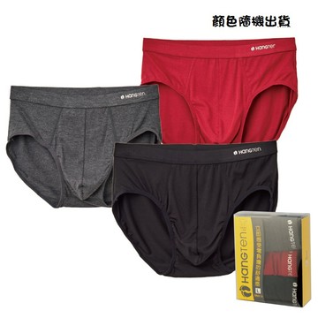 Hang Ten經典彈力三角褲三入組-XL(顏色隨機出貨)