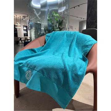 皇冠純棉螺旋紗重磅大浴巾希爾頓五星級酒店純色素雅親膚吸水不掉