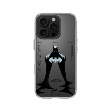 iPhone 16 Pro Clear Case（相機按鈕） 透明 - Batman 蝙蝠俠 - 蝙蝠披風