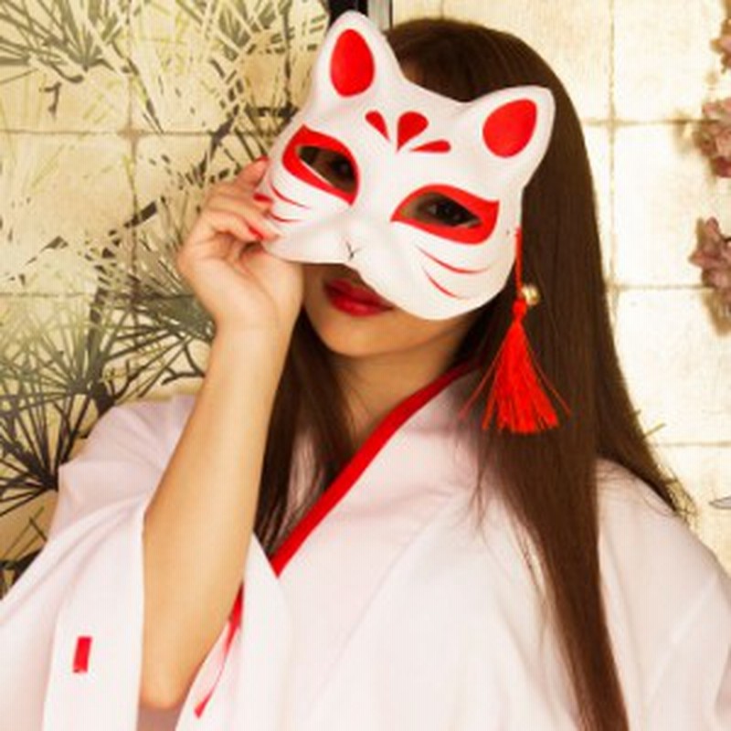 花鳥風月 きつね面 全4色 キツネ 狐 お面 おめん マスク 和装 コスプレ 仮装 変装 小道具 クリアストーン Cr 037 通販 Lineポイント最大1 0 Get Lineショッピング