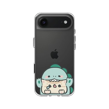iPhone Air Clear Case（相機按鈕） 透明 - fluffystar 毛絨絨星人 - 小恐龍Bobo