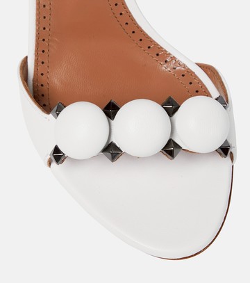 Alaïa La Bombe 90 leather sandals