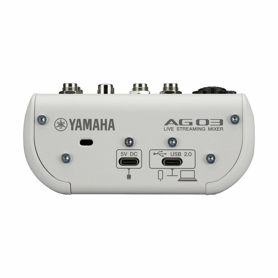 YAMAHA   AG03MK2 WHITE AT2040 (ATL458Aケーブル) PCユーザー向け 配信 DTMセット