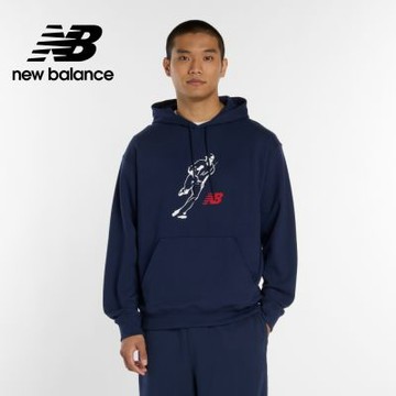 【New Balance】大谷翔平連帽長袖上衣_男性_深藍色_MT6180FUTNV