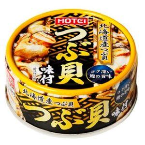 「ホテイフーズ」　つぶ貝味付　90ｇ　6缶セット