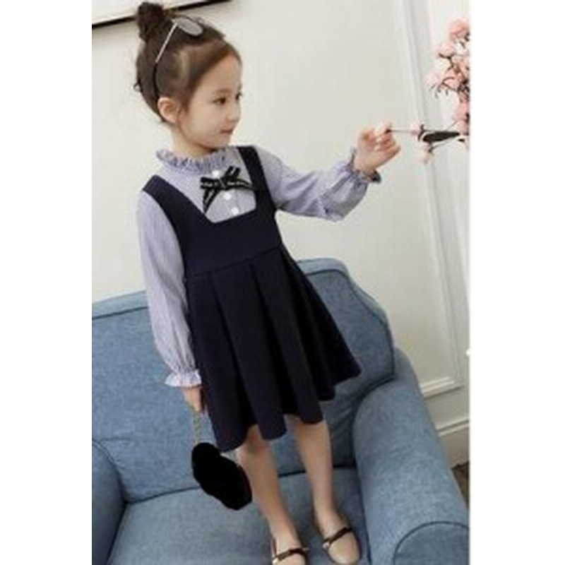 2点送料無料 秋冬新品登場 女の子 キッズ フォーマルワンピース 子供ワンピース 長袖子供服 ジュニア入学式 通販 Lineポイント最大1 0 Get Lineショッピング