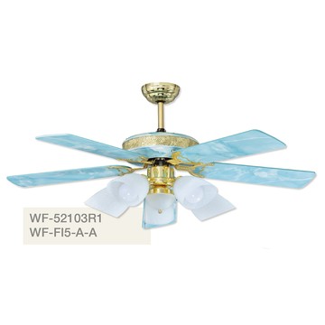 52" 藍寶石鐵葉架吊扇 C05-WF-52103R1 FI5-A-A