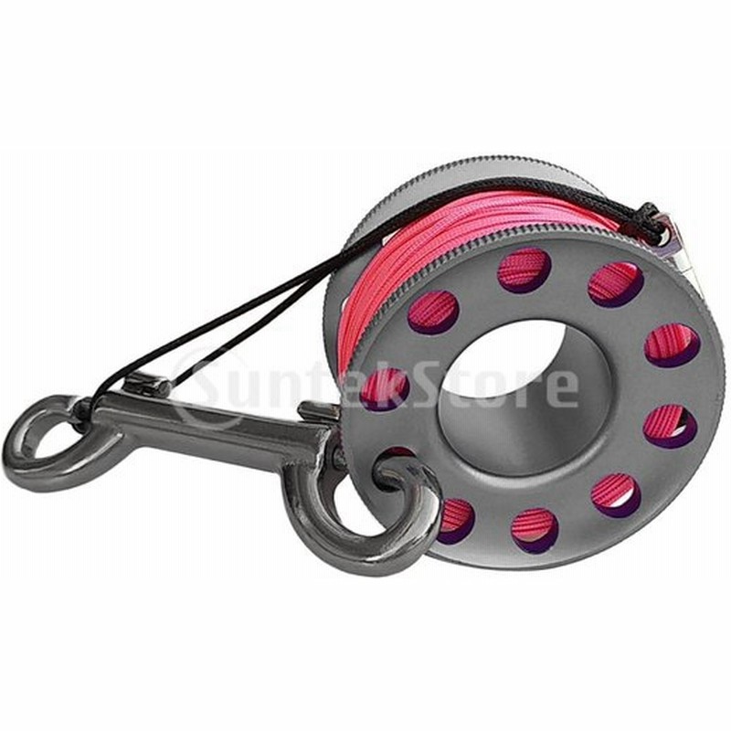 スキューバダイビングフィンガーリールガイドスプール15mラインデュアルエンドボルトスナップグレー 通販 Lineポイント最大0 5 Get Lineショッピング