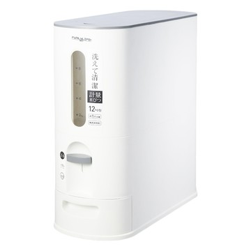 FAmILyLIFE 生活 小野12公斤智能定量防潮自動出米桶  41.5 x 18 × 42.5cm  白色  1個