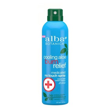 Cooling Aloe Burn Relief Spray 6 Oz by Alba Botanica