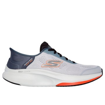SKECHERS GO WALK MAX WALKER 男鞋 運動鞋 套入式 透氣 灰藍-216584GYBL