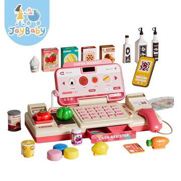 JOYBABY 超市收銀機玩具 仿真收銀機兒童玩具 女孩玩具 兒童扮家家酒