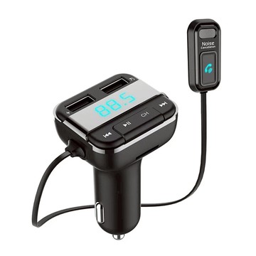 Kinyo 藍牙免持車用音響轉換器  ADB-8797  黑色 + 灰色 + 藍綠色