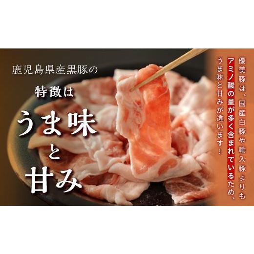 ふるさと納税 鹿児島県 大崎町 鹿児島県産黒豚「優美豚」しゃぶしゃぶセット