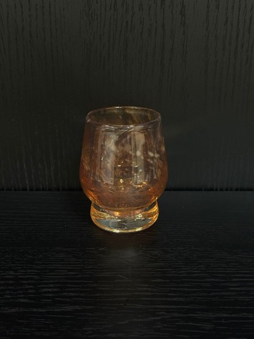 棕霧厚底玻璃杯