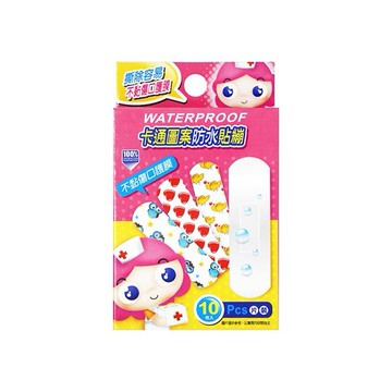 卡通圖案防水貼繃(10入)OK125 OK繃
