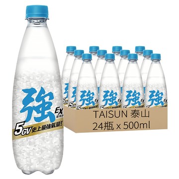 TAISUN 泰山 CHEERS EX 強氣泡水  500ml  24瓶