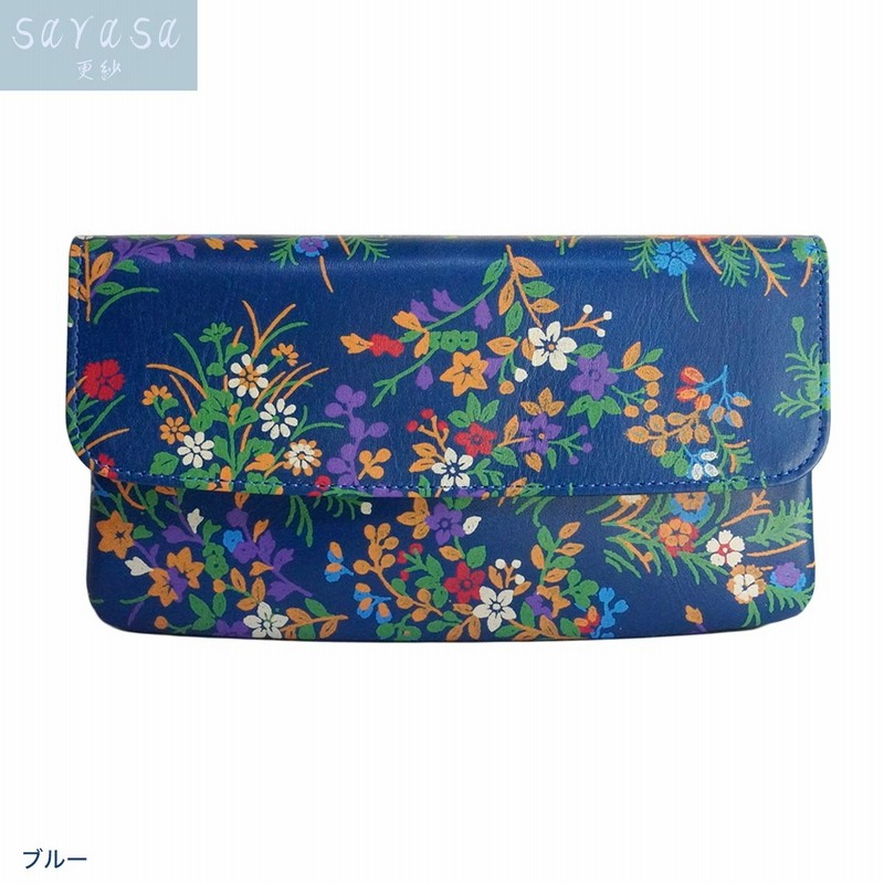 本革 長財布 かぶせ レディース 財布 ポーチ スマホポーチ
