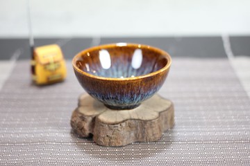 【送禮好物】60ml 天目釉 圓滿茶杯 酒杯 鶯歌名家葉敏祥作品