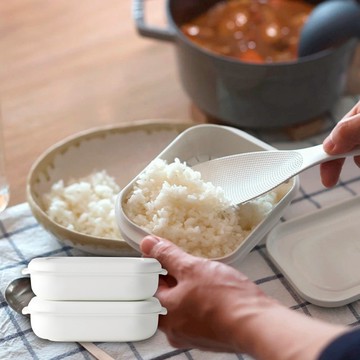 日本MARNA 日本製 極系列冷凍微波米飯/蔬菜保鮮盒-大 2入/組
