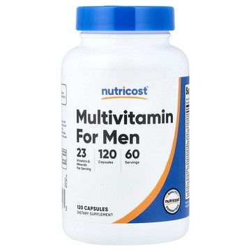 Nutricost, 男性多維生素，120 粒膠囊
