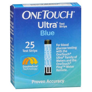 Onetouch Ultra Blue Test Strips 25 each by Onetouch