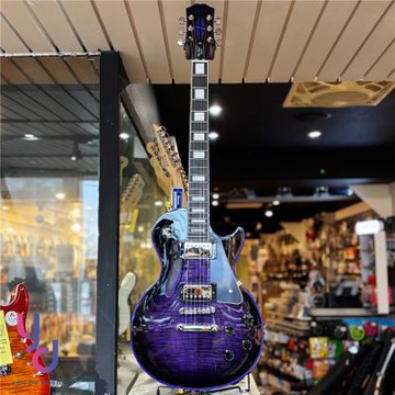 Gibson Epiphone Les Paul Custom Widow 電吉他 紫色 大虎紋 搖滾代表
