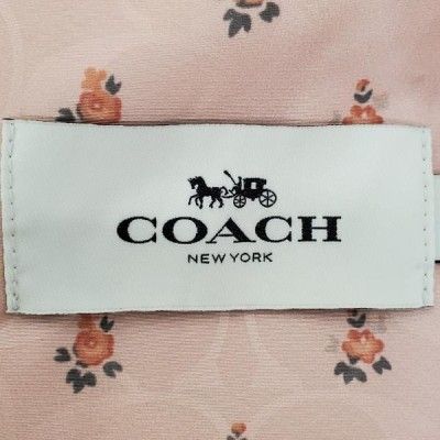 コーチ COACH ブルゾン サイズXS レディース - ピンクベージュ×ライト