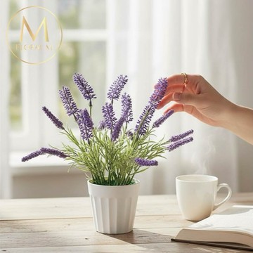 快速出貨🌷家居擺飾【Floral M】法式浪漫田園薰衣草仿真花禮