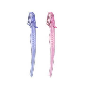 MEKO 安心安全修眉圓頭修眉刀(2入) D-030-1