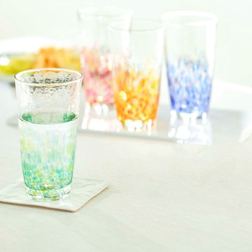 日本 Toyo-Sasaki 水之彩水杯 420ml - 花之彩