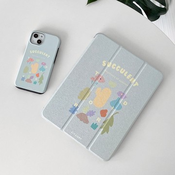 【FITZORY】夏日植物園系列款 - Succulent| iPad殼