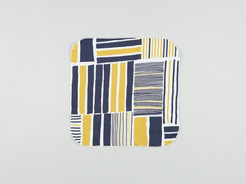 二重紗手帕 / 鐵皮屋黃藍