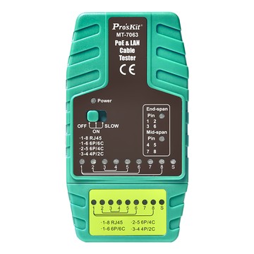 Pro'sKit 寶工 POE及網路測試器  1個  MT-7063