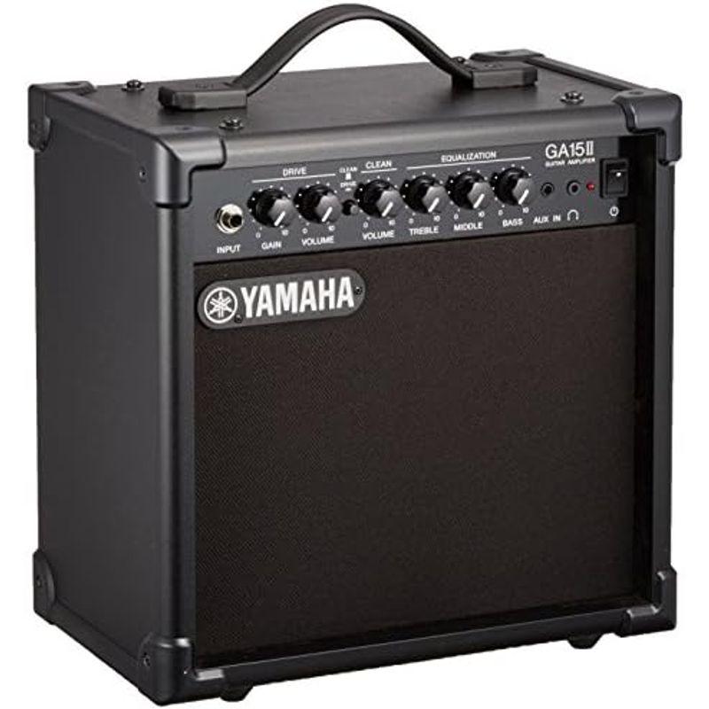 ヤマハ YAMAHA ギターアンプ GA15II ドライブクリーンの2チャンネル仕様 練習用に最適な小型アンプ Aux in機能を使ってセ