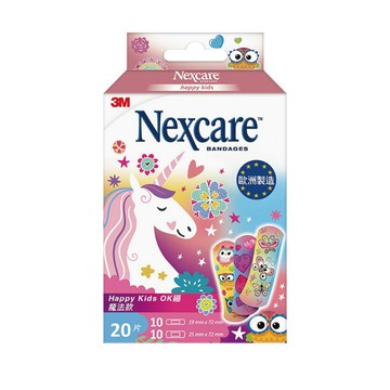 3M Nexcare Happy Kids OK繃 魔法款 (20片/盒)【杏一】