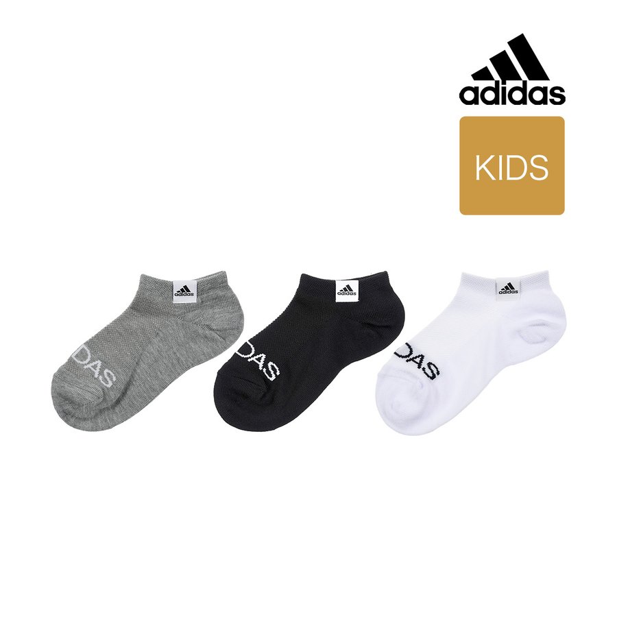 福助 公式 靴下 キッズ adidas(アディダス) ガールズ ビスネーム付き 3足組 スニーカー丈 323-12g1 19-21cm その他 子供  フクスケ fukuske 通販 LINEポイント最大1.0%GET | LINEショッピング