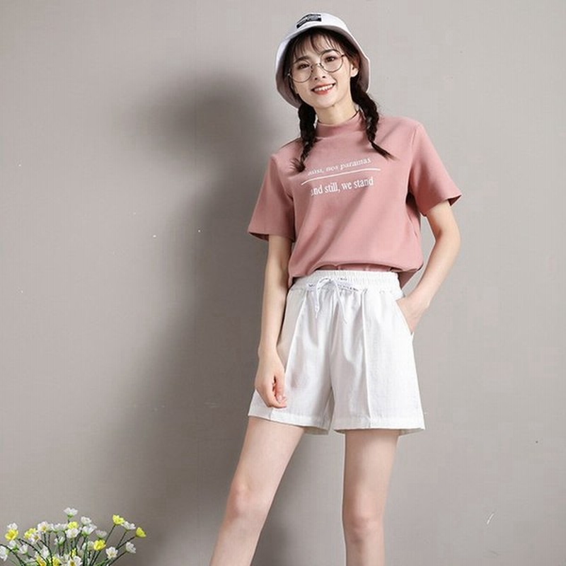 ショートパンツ レディース夏 白 短パン ウエストゴム スウェット 短パン 体型カバー用 黒 3色展開 大きいサイズ スポーツ ボードショーツ 通販 Lineポイント最大get Lineショッピング