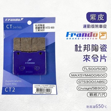 Frando 來令片 剎車皮 煞車皮 紫皮 適用 戰將六代 MAXSYM SB300 TL500 508