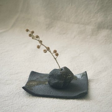 陶瓷乾花擺件