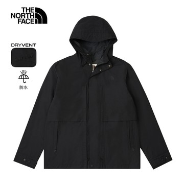 The North Face北面男款黑色M66DRYVENT防水衝鋒衣｜8DXJJK3 外套