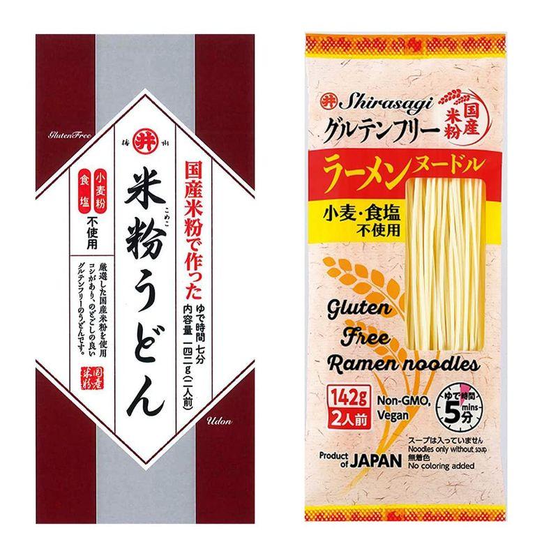 東亜食品 グルテンフリー ラーメン 米粉うどん 2種×3個 セット
