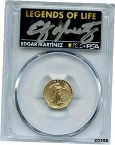 アンティークコイン NGC PCGS Type Gold American Eagle MS70 LEGENDS OF LIFE EDGAR MARTINEZ