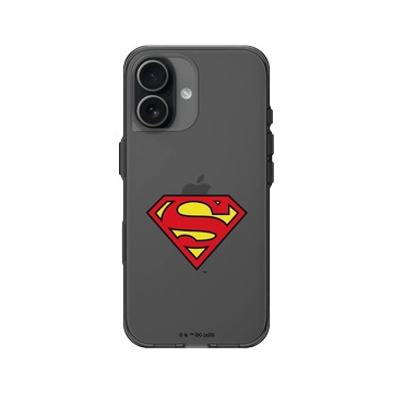 iPhone 17 Clear (相機按鈕) 酷墨灰 - Superman - Superman-經典LOGO