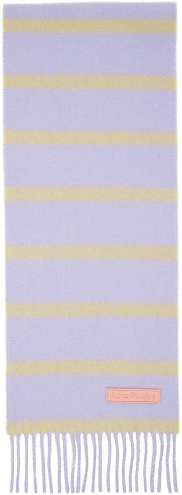 Acne Studios 紫色 Wool Narrow 围巾