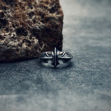 直觀系列【月影聖契】925純銀戒指 對戒 尾戒 十字架