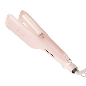 MUNICHI 沐尼黑 國際電壓負離子水波紋蛋捲夾 三檔溫控 智能斷電  MR.25MM  淡山茱萸粉