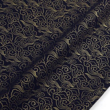 💥挑戰最低💥 和風 燙金 古風 印花布 手工衣 服裝 旗袍 漢服 民族風 面料 棉麻 布純 棉布料