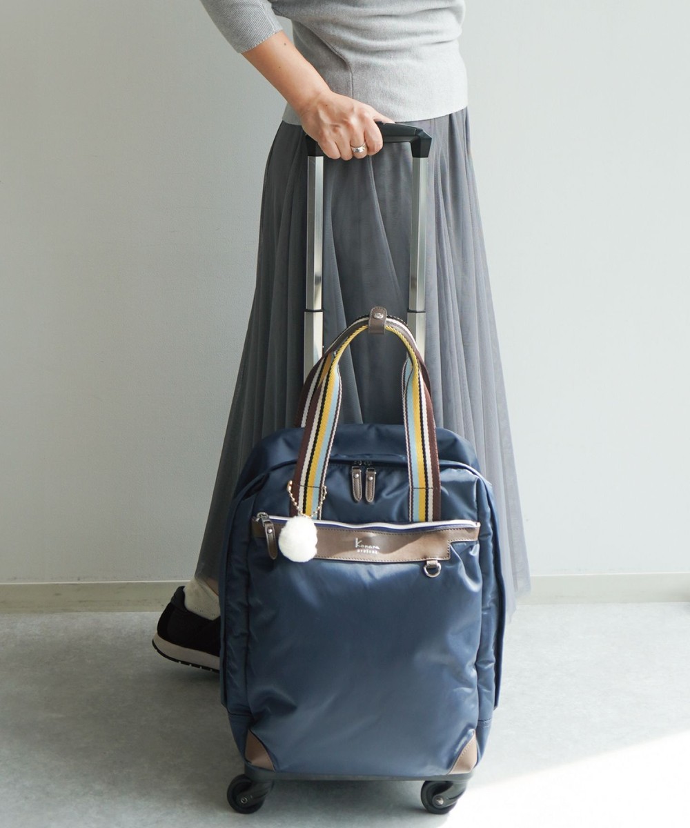 オンワード】 ACE BAGS LUGGAGE>バッグ Kanana project Collection VYG アムローズTR 15426  カナナプロジェクト コレクション キャリーバッグ ネイビー F レディース LINEショッピング