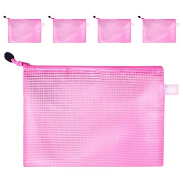 小麥購物 防水資料夾B4 Y309 顏色隨機  27.5 x 38cm  5個  1入